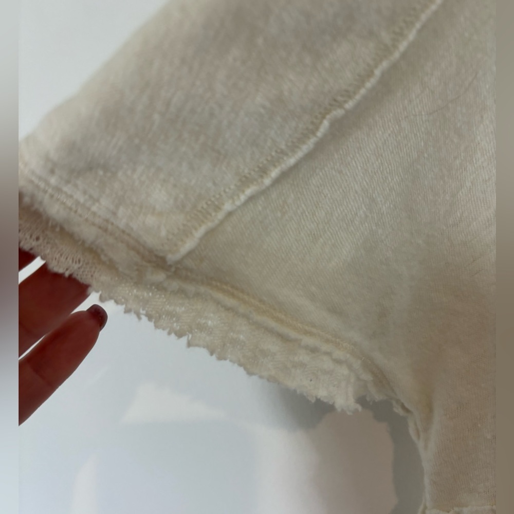 We the Free Size Small Oversized Cropped Ombré Short Sleeve Shirt Tshirt Casual - Picture 2 of 10